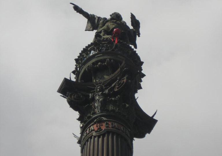 Estatua de Colón. 5 minutos apie